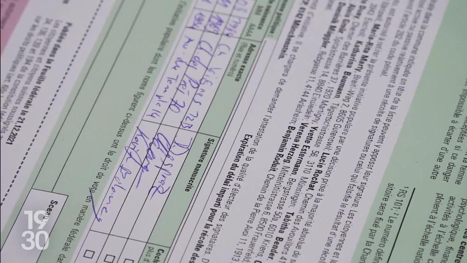 Le scandale des soupçons de signatures falsifiées pour des initiatives populaires met en lumière le rôle des communes dans le contrôle des signatures