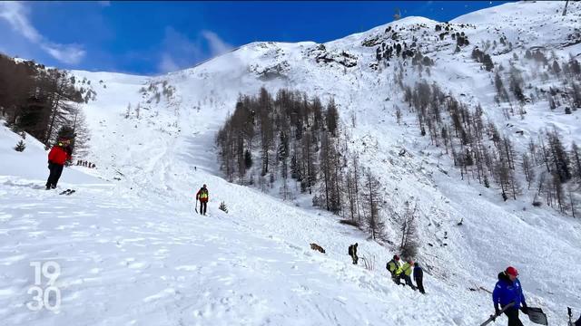 Les responsables de la récente avalanche à Zermatt doivent encore être désignés par la justice