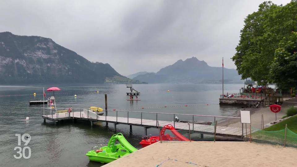 Retour sur l'histoire de la première plage mixte de Suisse, à Weggis, dans le canton de Lucerne