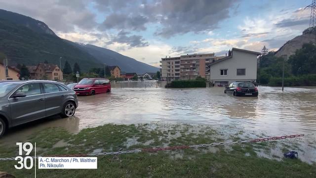 À Sierre après les intempéries c'est l'heure du premier bilan pour les assureurs