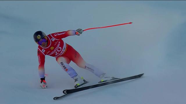 Bormio (ITA), Super-G messieurs: Justin Murisier (SUI) sur le fil du rasoir