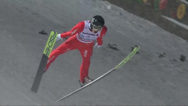 Engelberg, 2e manche: Gregor Deschwanden (SUI) termine 5e et manque le podium