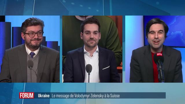 La visite de Volodymyr Zelensky est-elle compatible avec la neutralité suisse? Débat entre Samuel Bendahan et Kevin Grangier