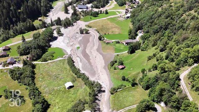 400 habitants du Val de Bagnes (VS) sont toujours coupés du monde en raison d’une lave torrentielle