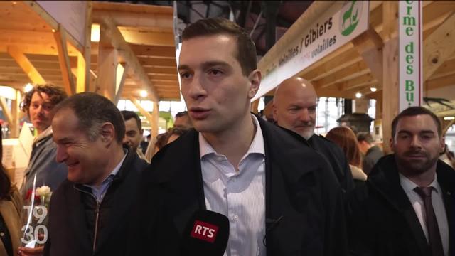 Portrait du Jordan Bardella, président du Rassemblement national aux élections européennes de juin prochain