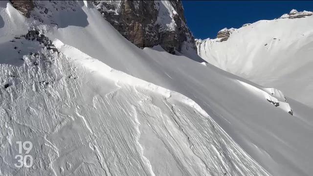 Des avalanches ont emporté plusieurs personnes en Valais. Il n'y a pas de victimes, mais les secours appellent à la prudence