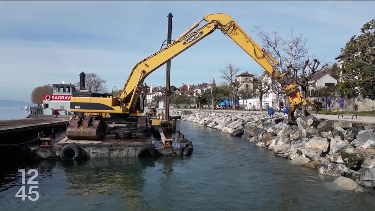 Le niveau du Léman varie selon les saisons et les années bissextiles