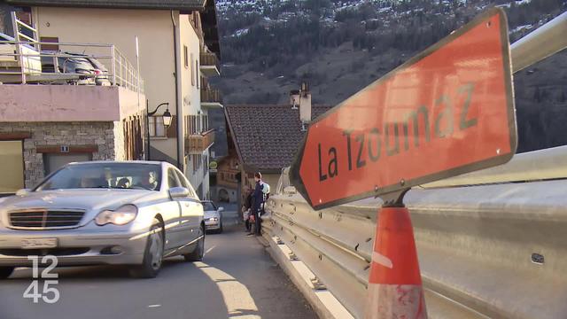 En Valais, le village d’Isérables verra passer la déviation du tunnel routier reliant la Tzoumaz