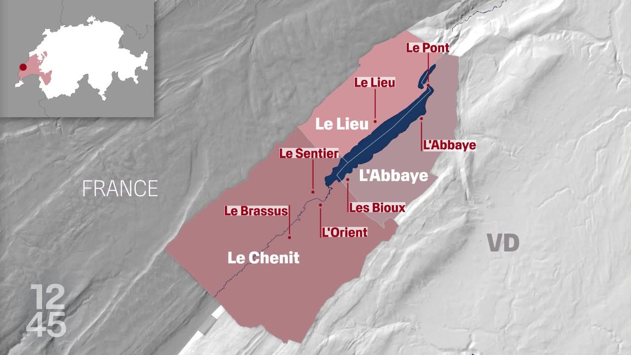 Les habitants de la Vallée de Joux votent le 22 septembre sur le projet de fusion des communes du Chenit, de l'Abbaye et du Lieu