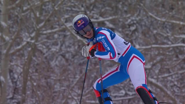 Aspen (USA), slalom messieurs, 2e manche: Clément Noël (FRA) enfourche et laisse filer la victoire