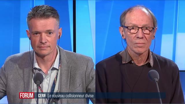 Le nouveau collisionneur géant du CERN divise: débat entre Jean-Bernard Billeter et Benoît Delille