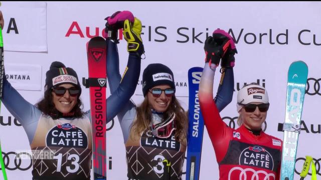 Ski alpin, descente dames: Lara Gut-Behrami (SUI) 3e, Marta Bassino (ITA) s’adjuge la victoire