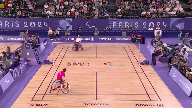 Paralympiques, badminton, demi-finales dames: Ilaria Renggli (SUI) s'incline face à Li Hongyan (CHN)