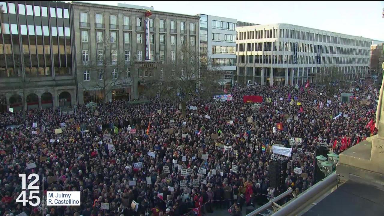 En Allemagne des centaines de milliers de citoyens ont manifesté ce week-end contre le parti d’extrême droite AfD