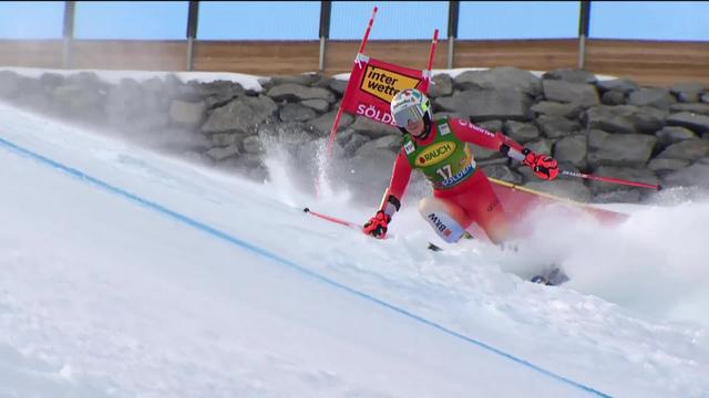 Sölden (AUT), géant dames, 2e manche: trop d'erreurs pour Michelle Gisin (SUI) qui termine 22e