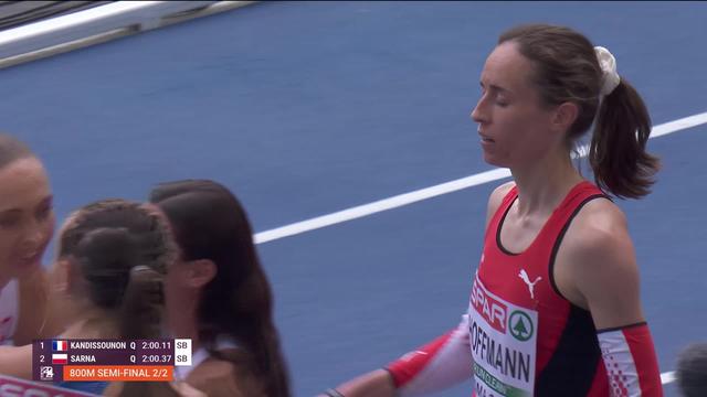 Rome (ITA), 800m, 1-2 dames: Lore Hoffmann (SUI) qualifiée pour la finale