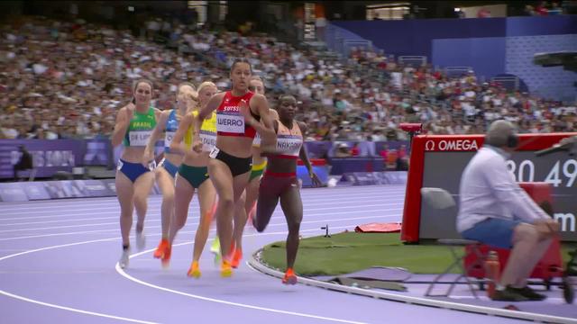 800m dames, repêchage: Audrey Werro (SUI) ne parvient pas à se qualifier