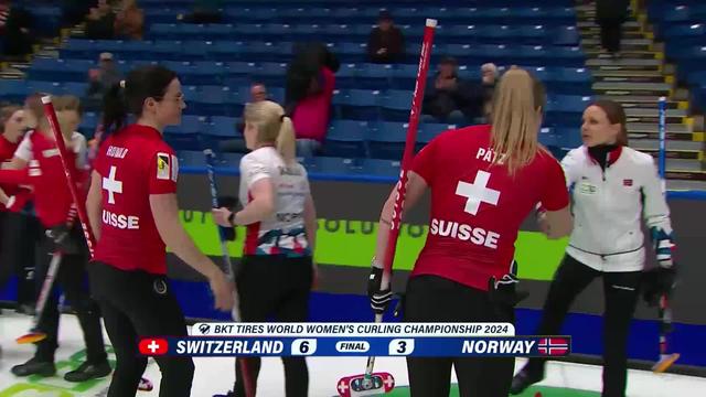 Curling - Mondiaux 2024 : La Suisse s'impose 6-3 face à la Norvège et enchaîne un sixième match sans défaite.