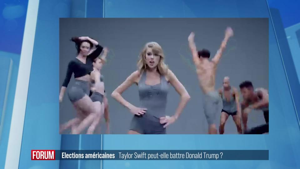 Grand débat (vidéo) - La chanteuse Taylor Swift peut-elle influencer l’élection présidentielle américaine?