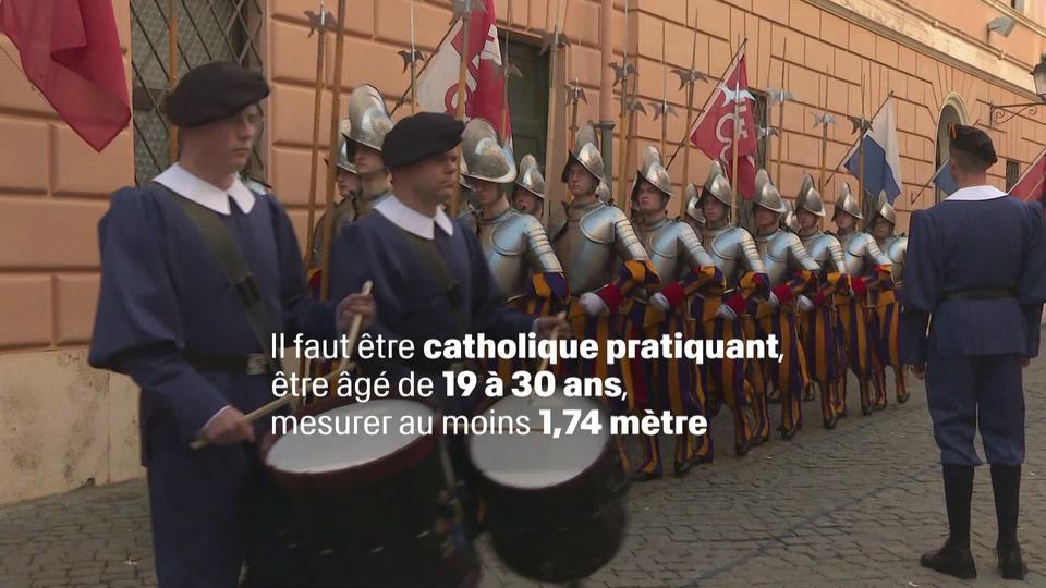 Ce lundi, au Vatican, une trentaine de nouveaux gardes suisses vont prêter serment