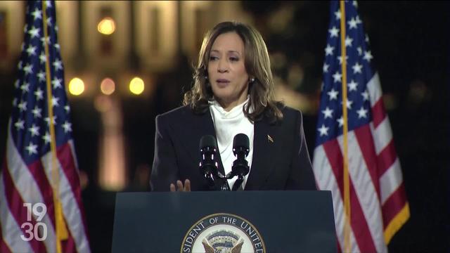 La démocrate Kamala Harris a dépeint Donald Trump comme un danger pour les libertés et la démocratie