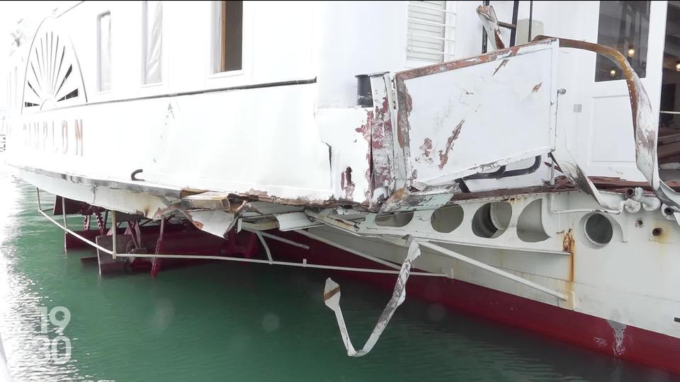 Le Simplon, joyau de la CGN, a été fortement endommagé par la tempête ce week-end