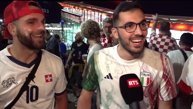 Que pensent les supporters du match à venir entre la Suisse et l'Italie?