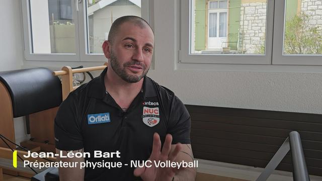 Volley - NUC: Dans les coulisses du NUC avec son préparateur physique Jean-Léon Bart