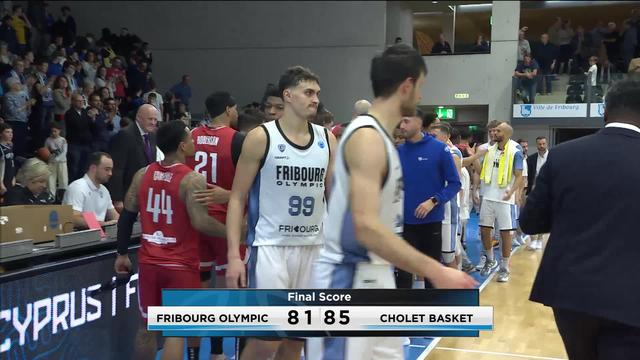 Gr. C, Fribourg Olympic – Cholet (81-85): les Fribourgeois craquent au bout de la prolongation