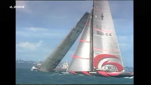 Voile, Coupe de l'America: archives des victoires suisses en 2003 à Auckland et 2007 à Valence