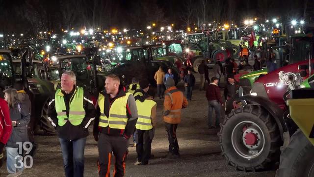 En Suisse romande, le monde agricole se réunit pour rendre visible la colère paysanne