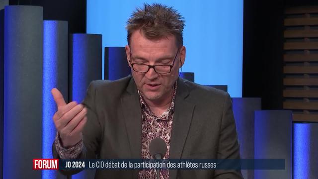 Le CIO débat de la participation des athlètes russes aux JO 2024: interview de Lukas Aubin et Emilien Clerc
