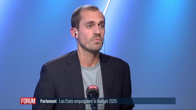 Le Conseil des Etats examine le budget de la Confédération pour 2025