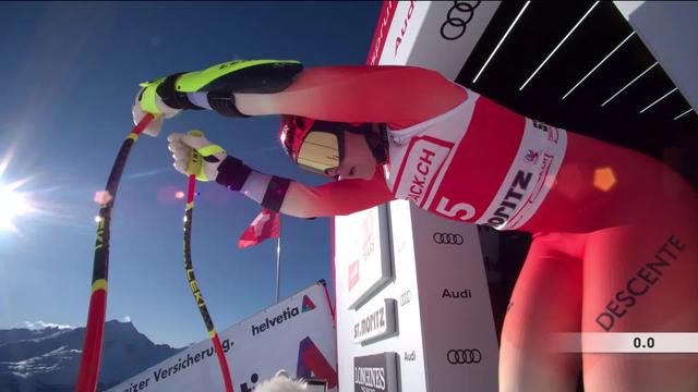 St. Moritz (SUI), Super-G dames: la 10e place pour Corinne Suter (SUI)