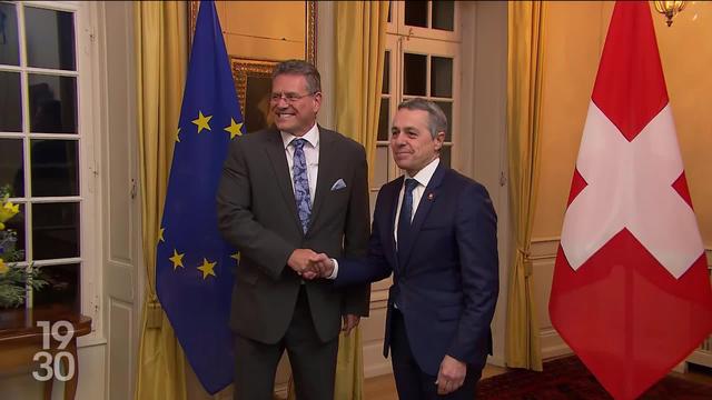 Ignazio Cassis rencontre le vice-président de la Commission européenne pour faire le point sur les négociations Suisse-UE