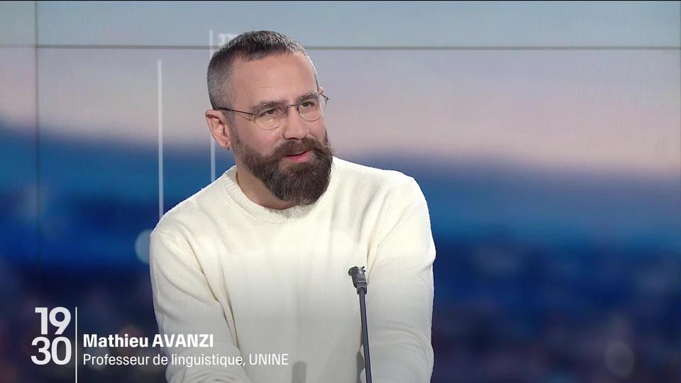 Mathieu Avanzi, professeur de linguistique, commente la mise en ligne du Parlomètre romand