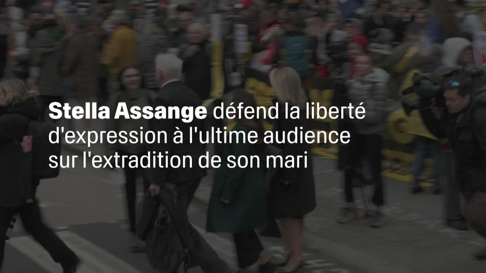 Stella Assange défend la liberté d'expression à l'ultime audience sur l'extradition vers les Etats-Unis de son mari