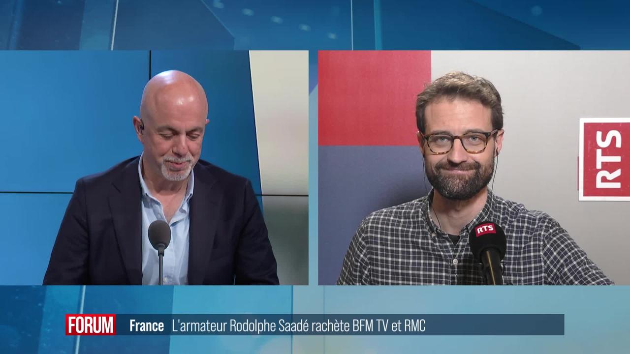 L’animateur et milliardaire Rodolphe Saadé rachète BFM TV et RMC en France