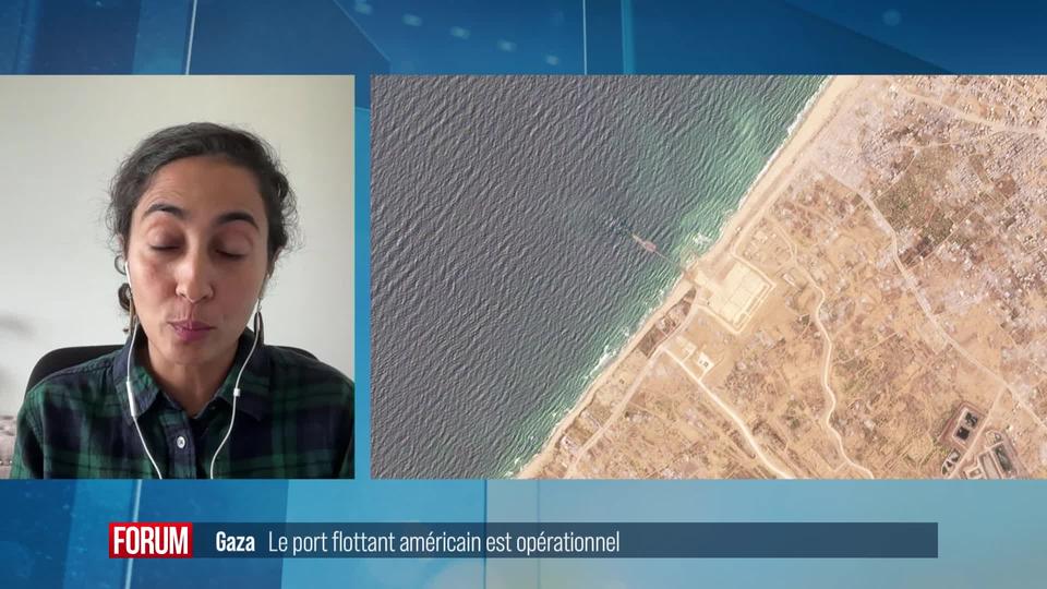 Le port flottant américain pour acheminer de l’aide à Gaza est désormais ‘‘opérationnel’’ (vidéo)