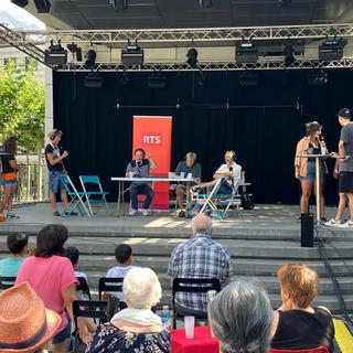 Le quiz de la terre à Martigny. [RTS - Anouk Wehrli]