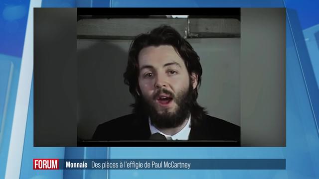 Une pièce neuve de 5 livres à l’effigie de l’ex-Beatles Paul McCartney: interview d’Emmanuel Flück (vidéo)