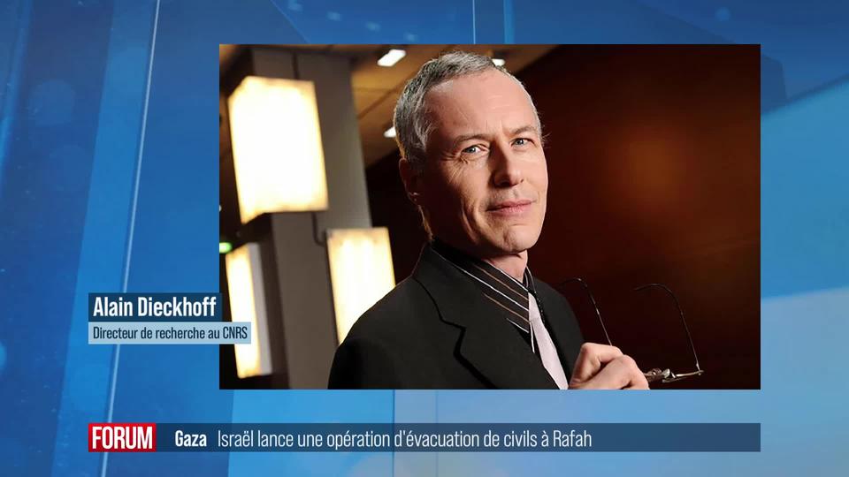 Evacuation de l’est de Rafah en vue d’une attaque militaire: interview d’Alain Dieckhoff