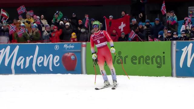 Kvitfjell (NOR), super-G messieurs: Franjo van Allmen (SUI)