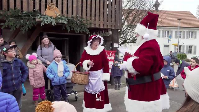 Dans le petit village jurassien de Courchavon-Mormont, le père Noël est une véritable superstar