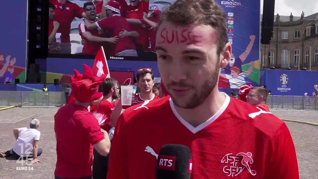 Euro 2024 :  les supporters de l’équipe de Suisse ont pris leurs quartiers à Stuttgart