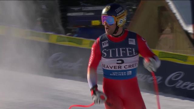 Beaver Creek (USA), descente messieurs: Justin Murisier (SUI) crée la sensation et fête sa première victoire en Coupe du monde