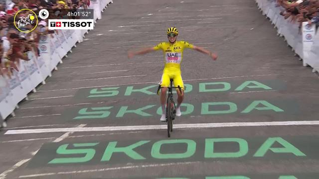 Étape 14, Pau - Saint-Lary-Soulan Pla d'Adet: Tadej Pogačar (SLO) conforte son maillot jaune