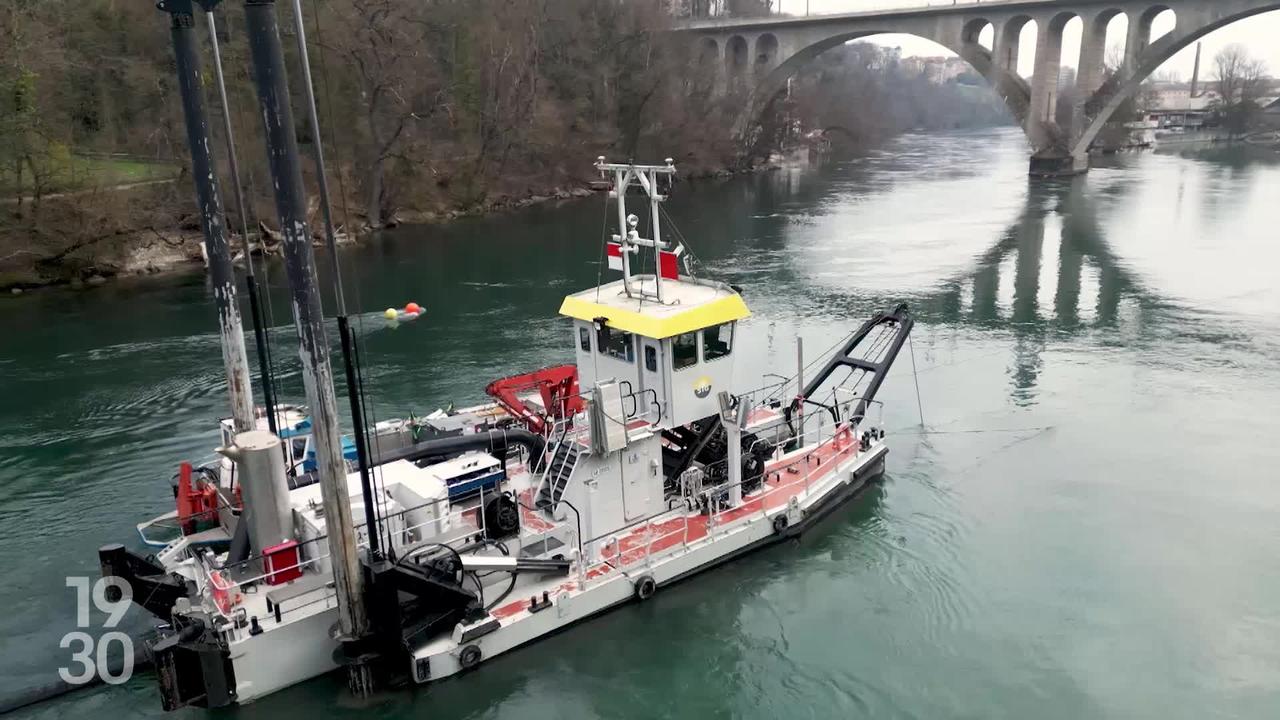 Opération nettoyage pour le Rhône après les crues de l'année passée