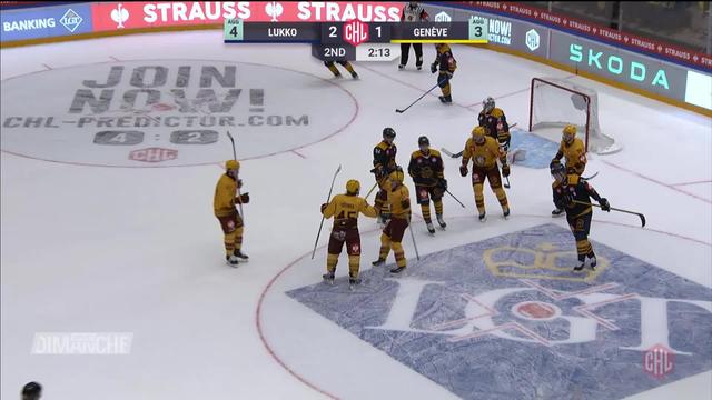 Hockey, Champions League, 1-2 retour : Ukko – Genève: (2-3): Genève-Servette se qualifie pour la finale de la Ligue des champions