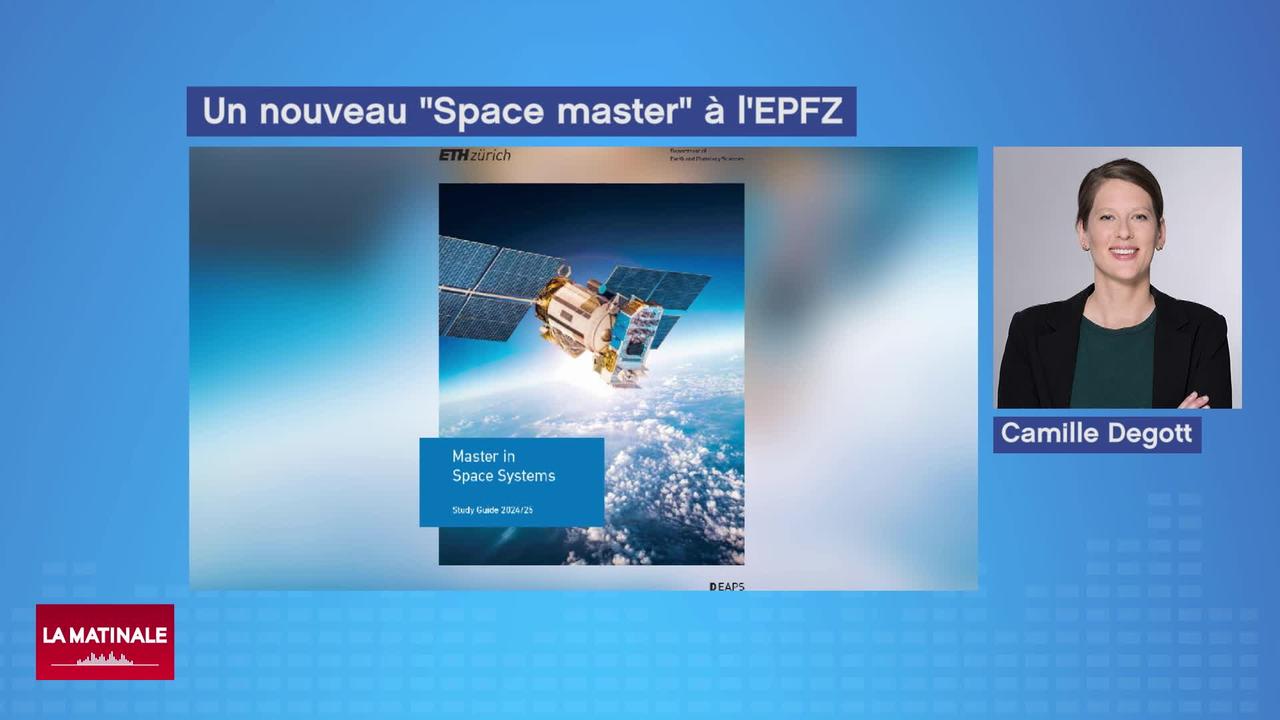 L’EPFZ accueille cette année la première volée de leur nouveau "space master"